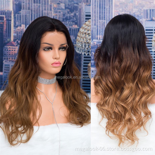 Grade 9A Peruvian Cuticle Aligned Body Wave Human Hair Bundles 4 Bundles With Closure